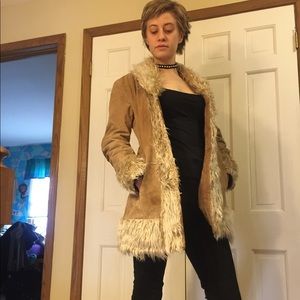 boho fur coat